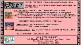 Easter Ceremony Times 2023